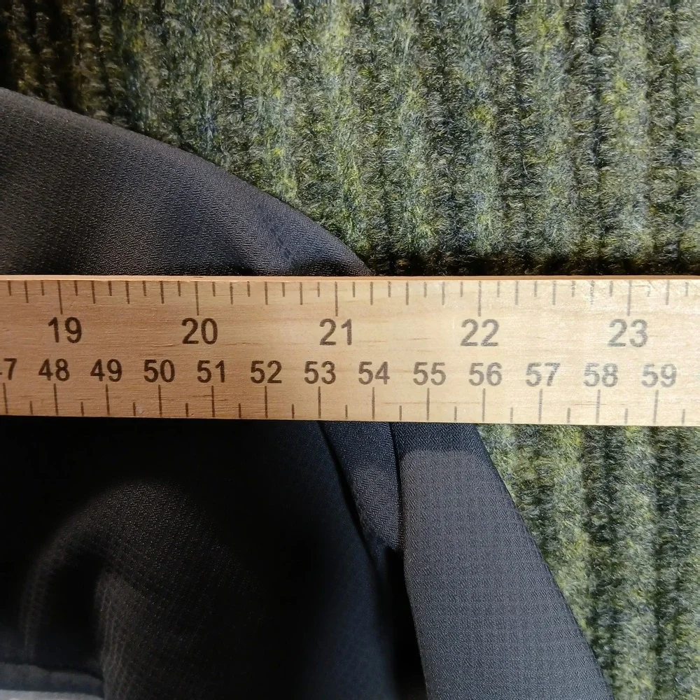 Free Country Mens Full Zip Jacket Light Gray Dark Gray Size XL‎